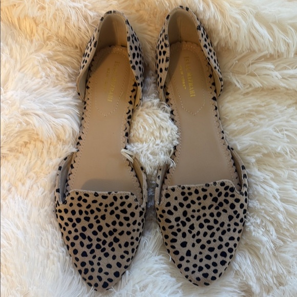 Isaac Mizrahi New York Leopard Print Women's Flats - Picture 1 of 3